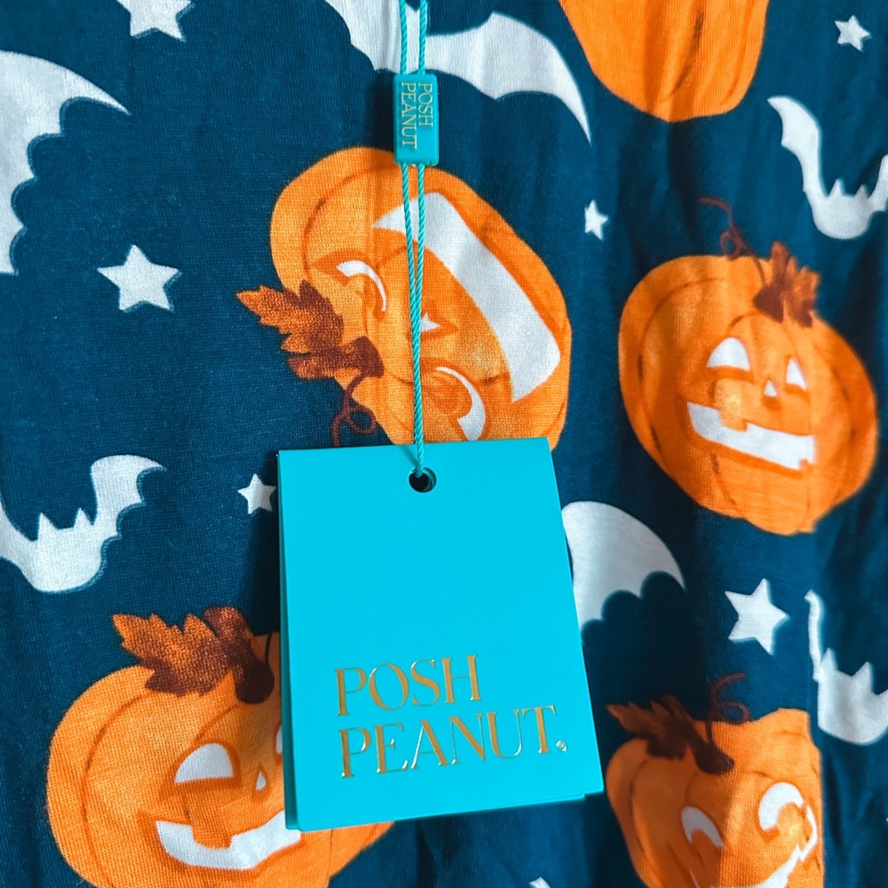 NWT Posh Peanut Jack-O-Lantern Pajama shirt - Picture 2 of 4